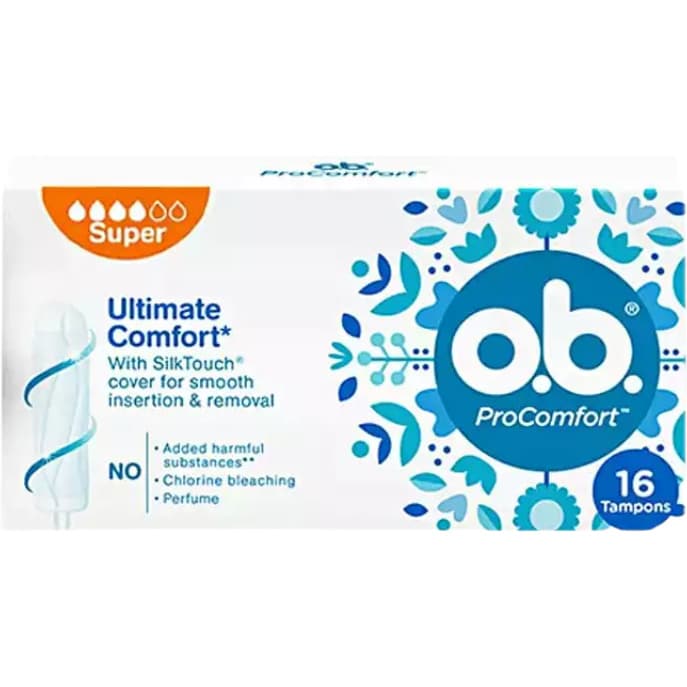 Tampony O.B. (16 sztuk) ORYGINAL Super ProComfort
