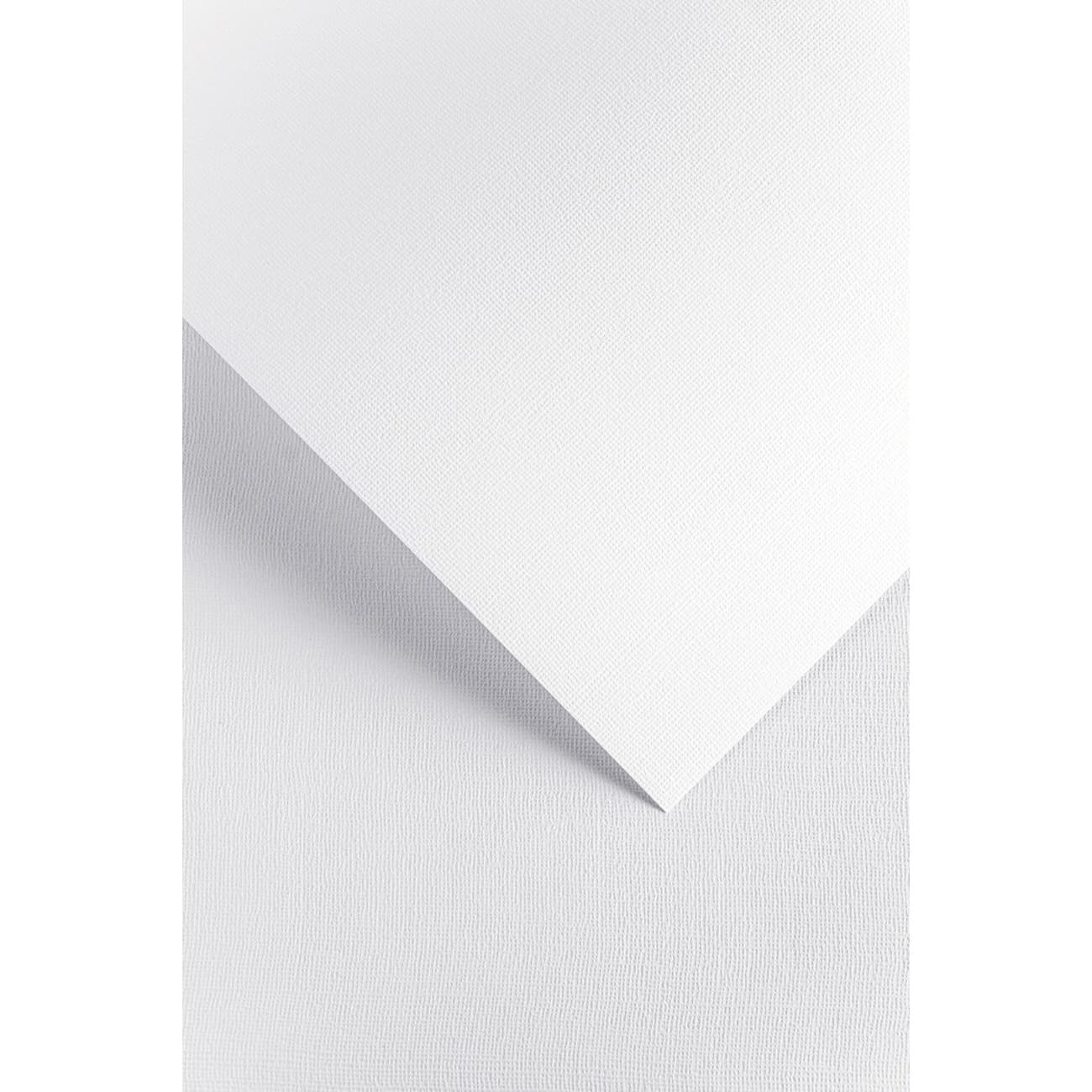 Karton ozdobny A4 Len biały 220g. (20ark.) 201831 Galeria Papieru