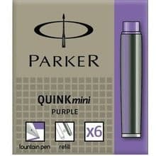 Naboje mini fiolet (6) PARKER S0767250/ 1950410