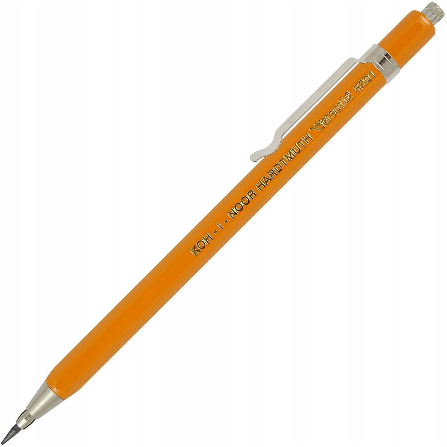 Ołówek automatyczny 2mm żółty z klipsem VERSATIL 5201CN KOH-I-NOOR