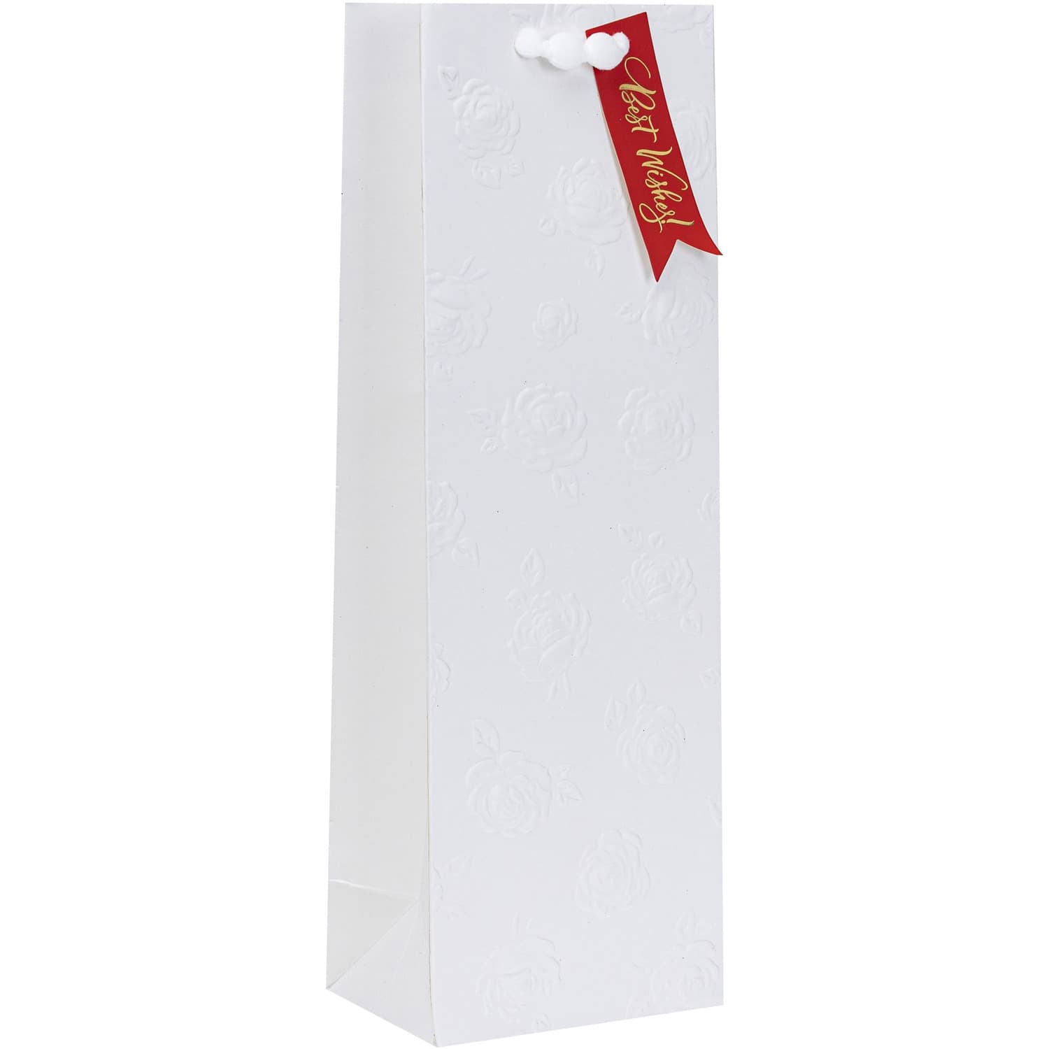 Torebka prezentowa 12x36x9cm na butelkę TBK-23002-EB-BB ROZETTE
