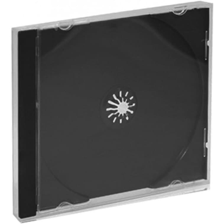 Pudełko na 1 CD czarne grube 3015