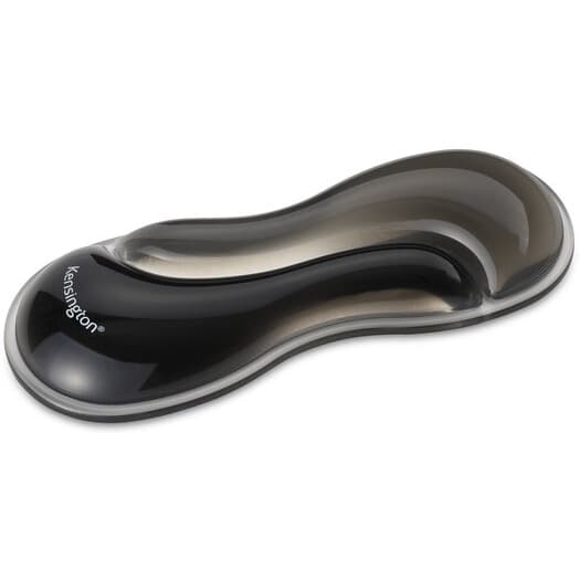 Podkładka żelowa szara Slim Duo Gel pod nadgarstek do myszy/trackballa K62438WW KENSINGTON