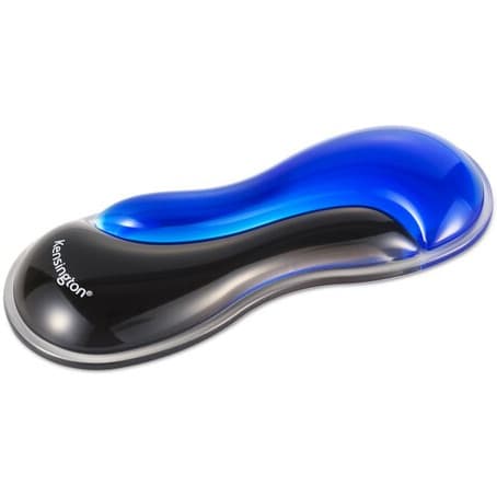 Podkładka żelowa niebieska Slim Duo Gel pod nadgarstek do myszy/trackballa K62439WW KENSINGTON