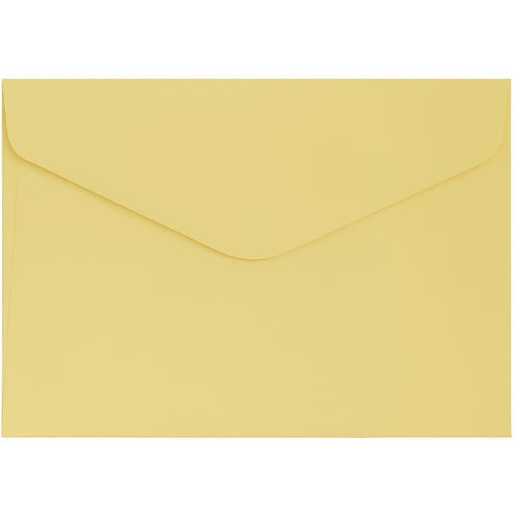 Koperta C6 gładki żółty satynowany 130g. (10szt.) 280237 Galeria Papieru