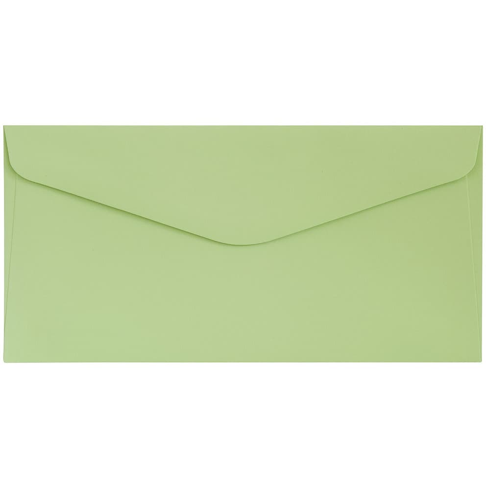 Koperta DL gładki jasnozielony satynowany 120g. (10szt.) 280133 Galeria Papieru