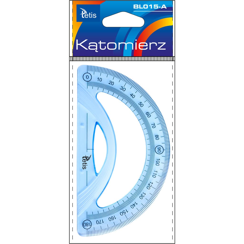 Kątomierz NIEBIESKI BL015-A TETIS