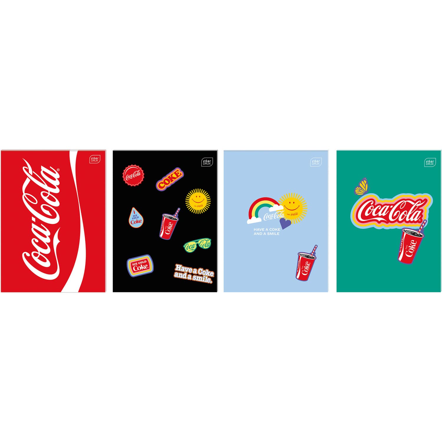 Zeszyt do słowek A6 32k Mat+UV COCA COLA INTERDRUK