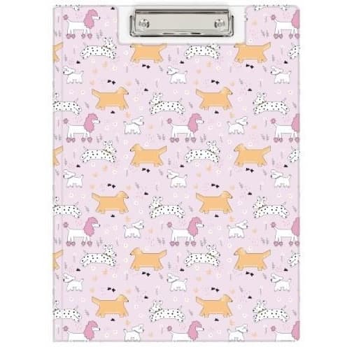 Teczka z klipem A4 z nadrukiem PUPPIES KHN-04-36 BIURFOL