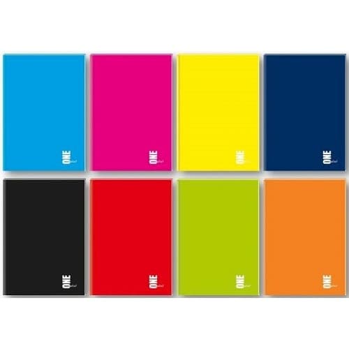 Brulion A6 96k.kratka kol. ONE COLOR