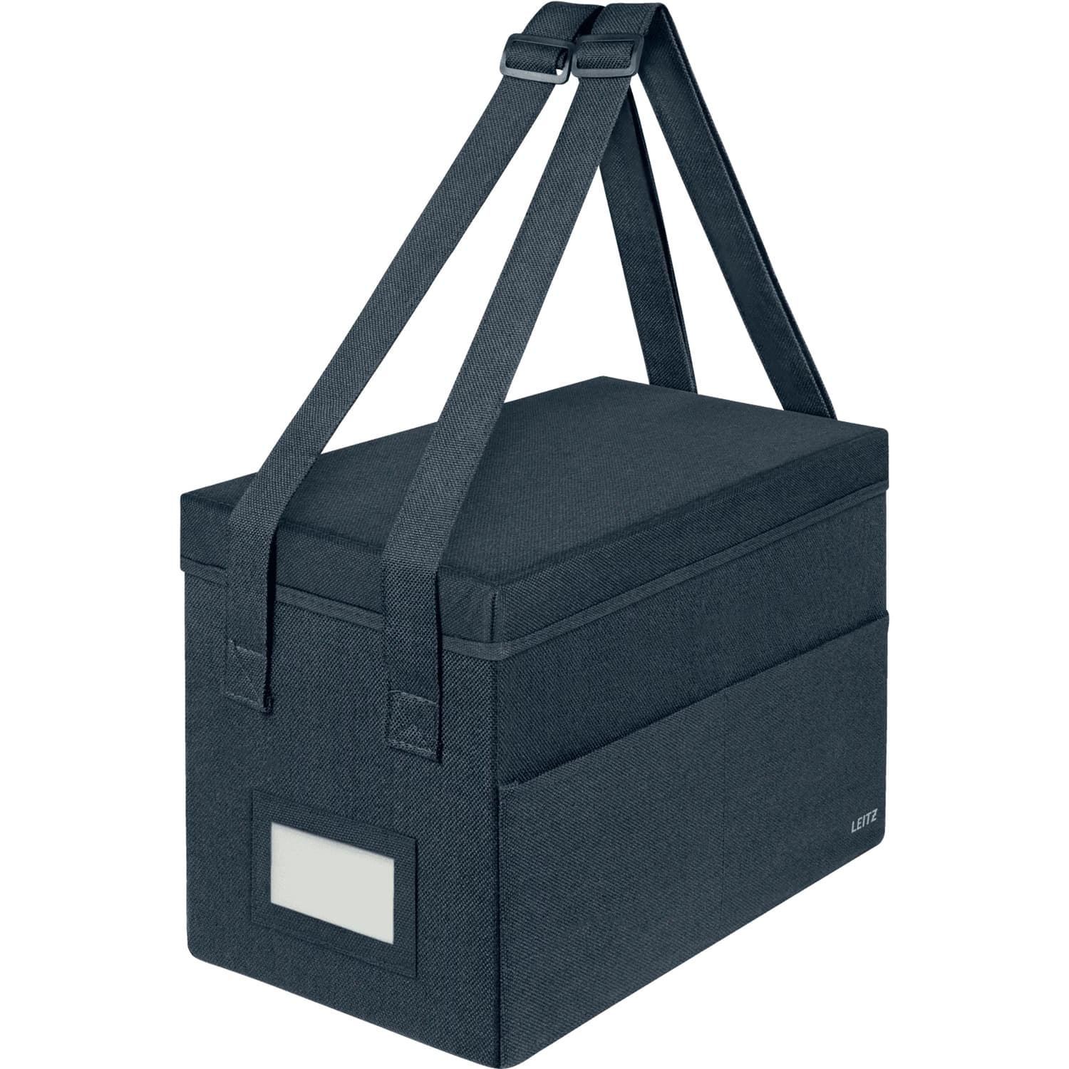 Torba kompaktowa na akcesoria Fabric z pokrywką ciemnoszara 67240089 LEITZ