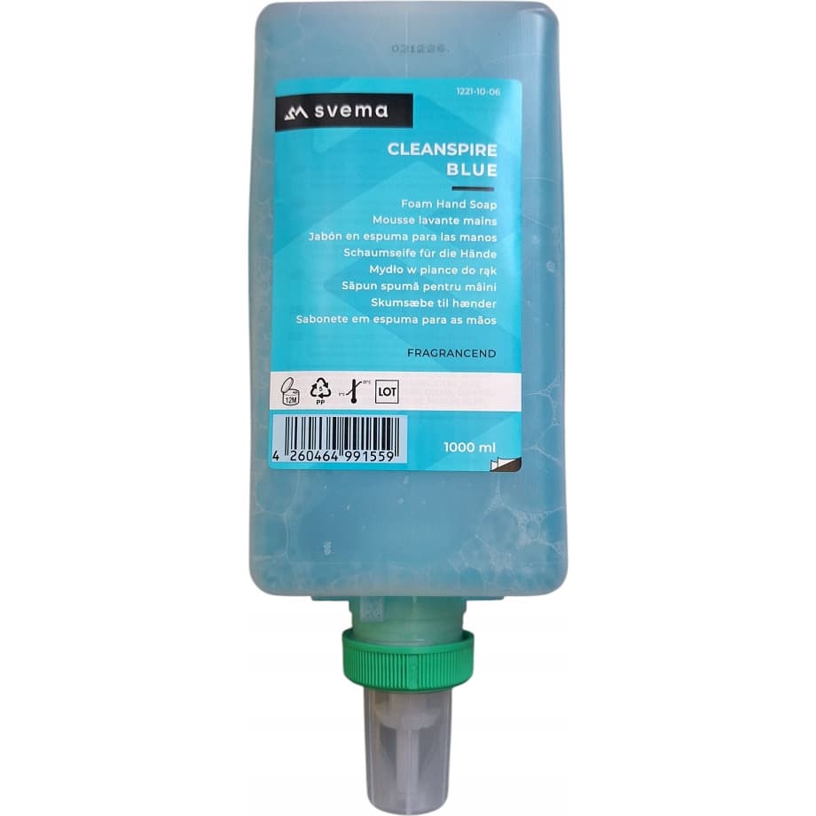 Mydło w pianie, system S5 NEXXT/SVEMA DENALI-M zapas 1000ml CLEANSPIRE BLUE