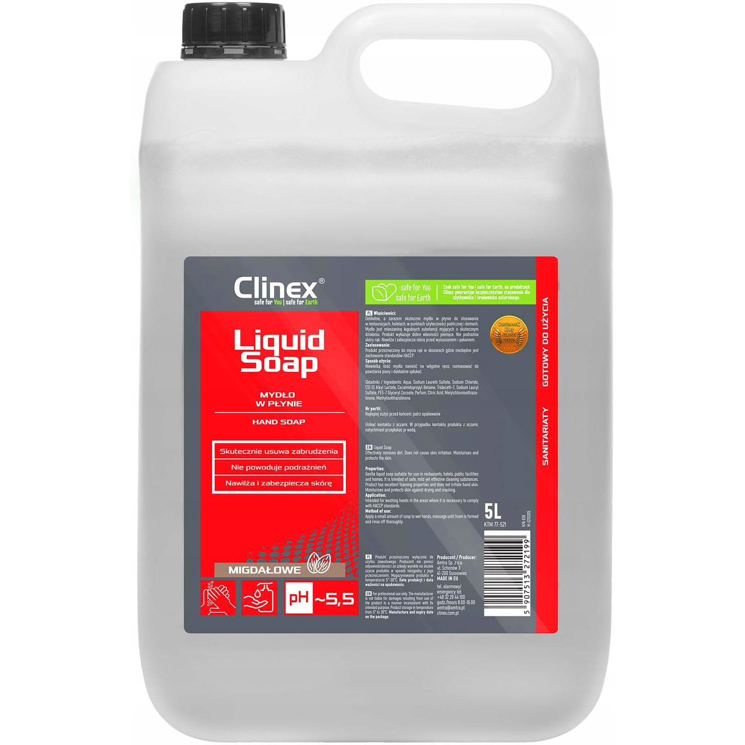 Mydło w płynie Liquid Soap 5L CL77521 CLINEX