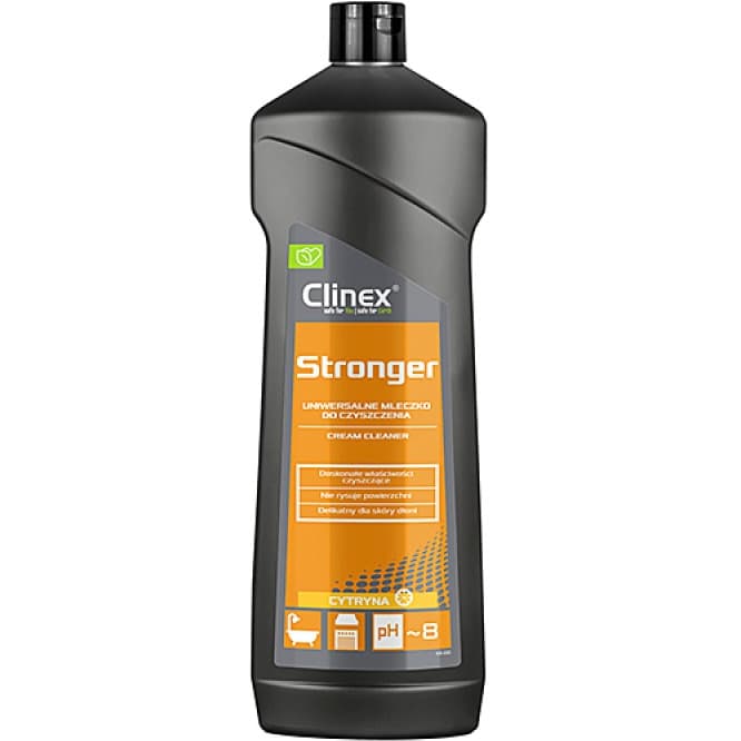 Mleczko do czyszczenia powierzchni i urządzeń sanitarnych Stronger 750ml CL77686 CLINEX