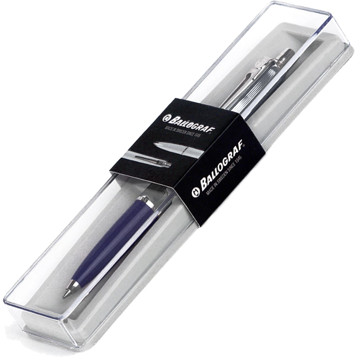 Długopis automatyczny BALLOGRAF EPOCA CHROME granatowy BA-102 34 1 TOMA