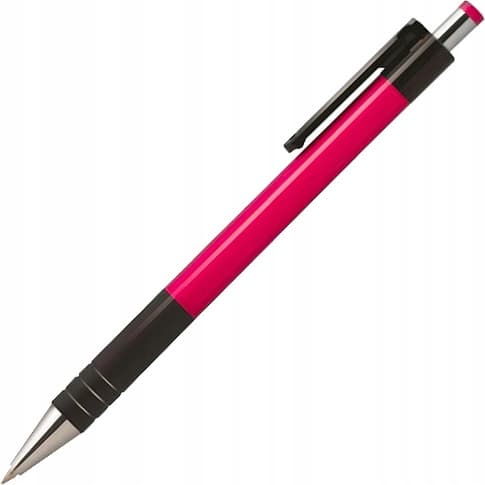 Długopis niebieski 0,7mm obudowa różowa KD940-NR TETIS