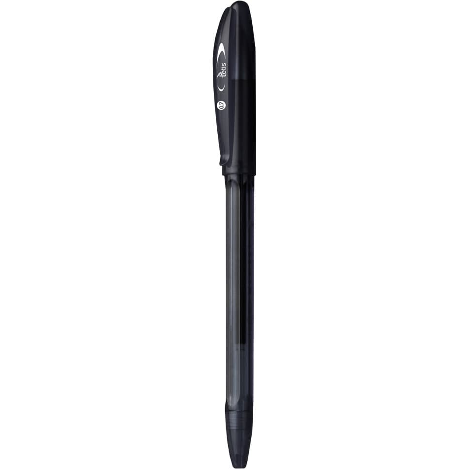 Długopis 0,7mm wkład olejowy czarny KD705-VV TETIS