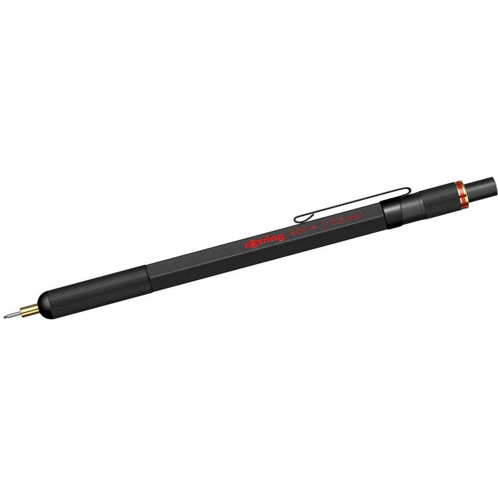Ołowek aut. 0,5mm HB ROTRING 800+ czarny obudowa met. 1900181
