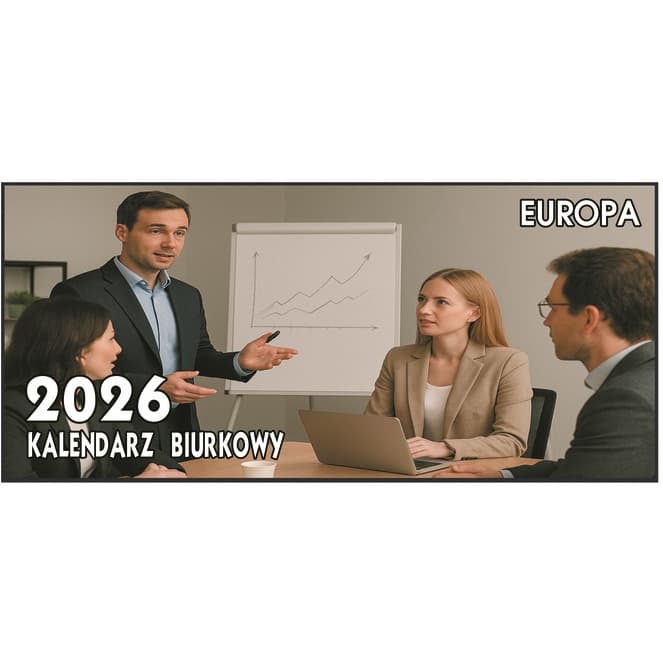 Kalendarz biurowy leżący EUROPA B4 BESKIDY