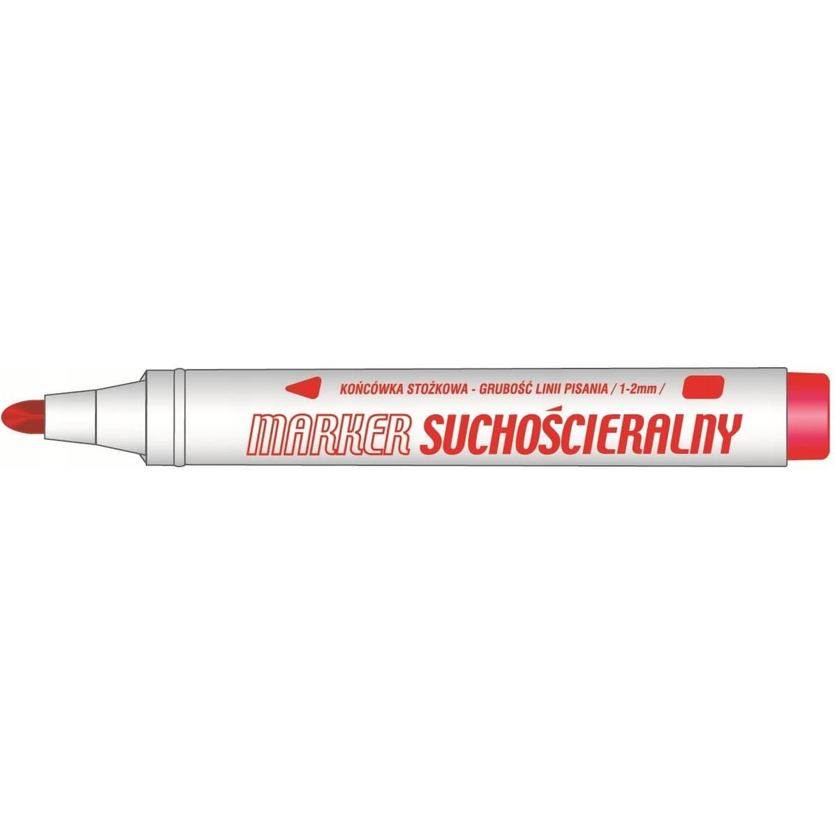 Marker suchościeralny czerwony KM107-CO TETIS