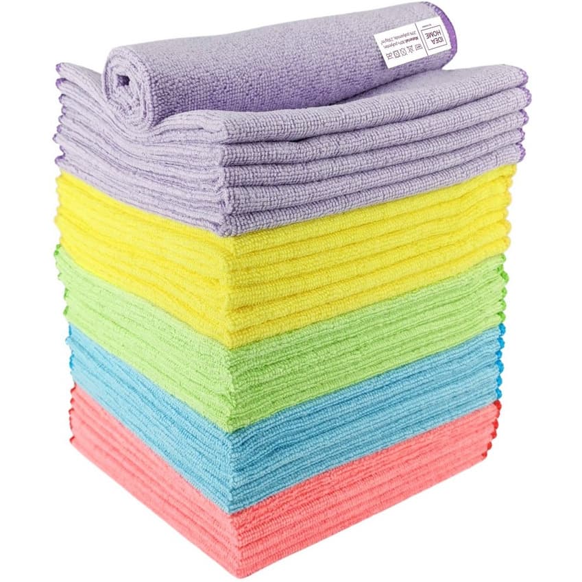 Ściereczki z mikrofibry IH 40x40cm 30szt. mix kolorów 112072 IDEA HOME