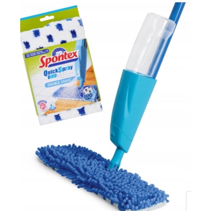 Mop płaski ze spryskiwaczem SPONTEX Quick Spray Duo 19800148