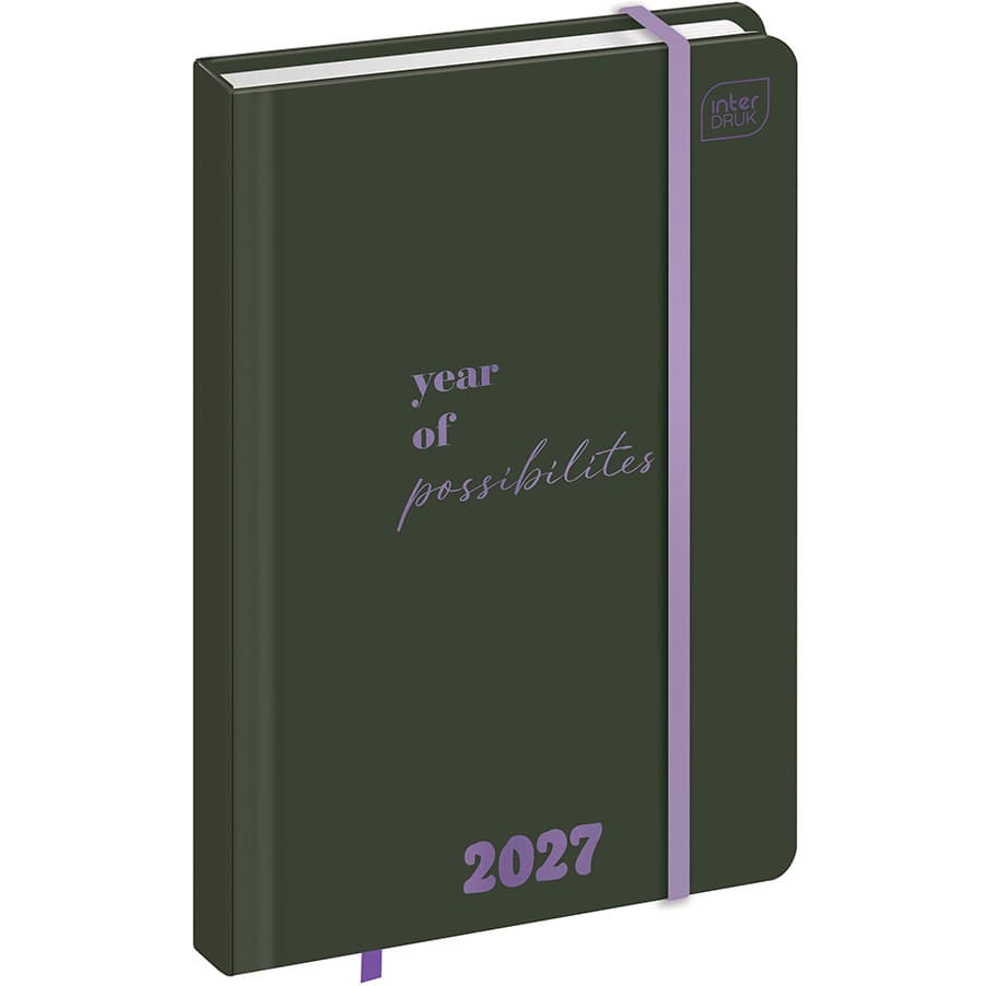 Kalendarz książkowy 2027 A6 192 Metallic Possibilities INTERDRUK