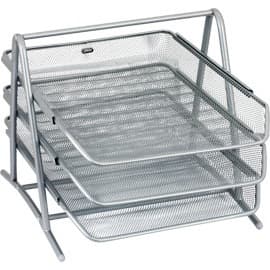 Stojak na dokumenty srebrny metalowy GR-069S 120-1118 GRAND