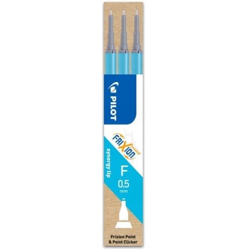 Wkład FRIXION POINT 0,5mm lazurowy (3szt) BLS-FRPS-LB-S9 PILOT