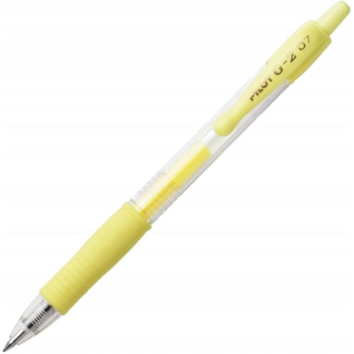 Długopis żelowy G-2 PASTEL żółty PIBL-G2-7-PAY PILOT