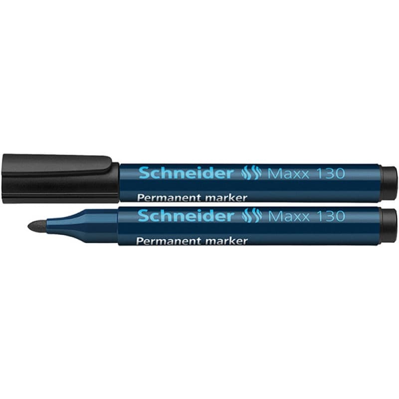 Marker permanentny Maxx 130 okrągły czarny 113001 SCHNEIDER