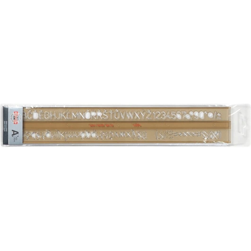 Szablon CYFROWO-LITEROWY 10mm 748010 KOH-I-NOOR