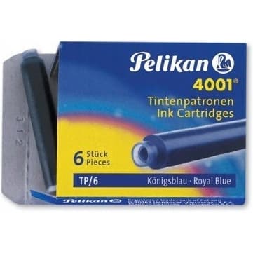 Naboje krótkie niebieskie (6szt.) 100401545 PELIKAN