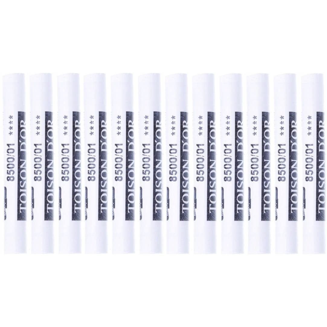 Kredki pastele suche TITANIUM WHITE (12szt.) 8500-01 KOH-I-NOOR