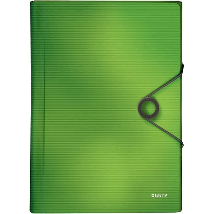 Teczka z przegródkami PP LEITZ SOLID jasnozielona 45791050