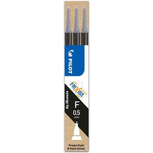Wkład FRIXION POINT 0,5mm czarny (3szt) BLS-FRPS-B-S3 PILOT