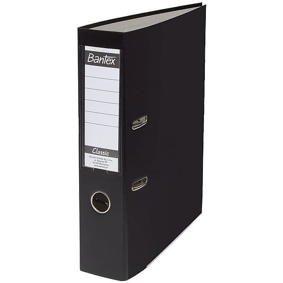 Segregator na dokumenty A4 50mm CLASSIC czarny 400044675 BANTEX BUDGET