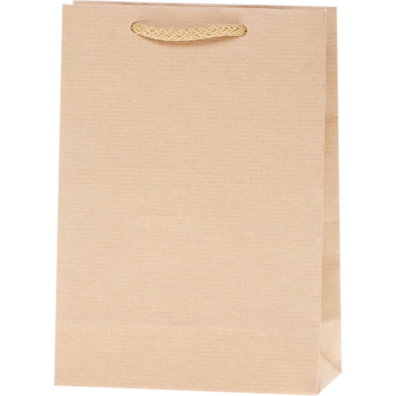 Torebka prezentowa KRAFT 1 mała szara 13x18x6cm ROZETTE