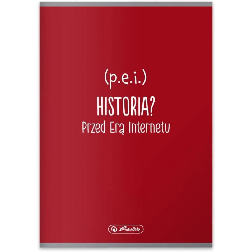 Zeszyt szkolny przedmiotowy A5 60 kartek w kratkę 70g HISTORIA 400197995 HERLITZ