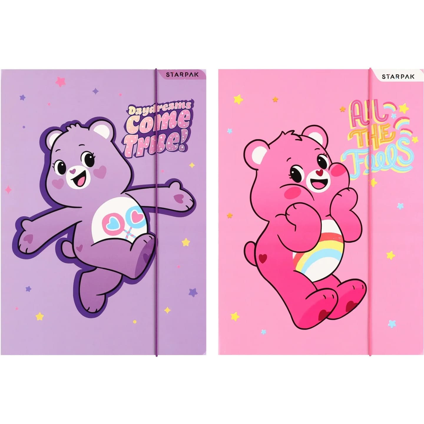 Teczka z gumką A4 CARE BEARS mix 583296 STARPAK