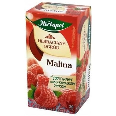 Herbata HERBAPOL owocowo-ziołowa (20 saszetek) Malina 54g HERBACIANY OGRÓD