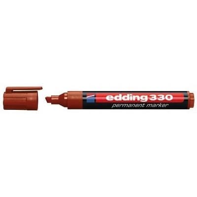 Marker permanentny 330-7 brązowy ścięta końcówka 330/007/BR ED EDDING