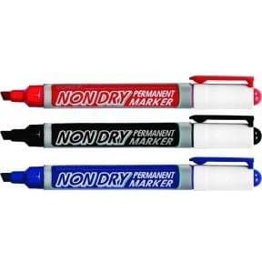 Marker DONG-A permanentny ścięty niebieski TT5732