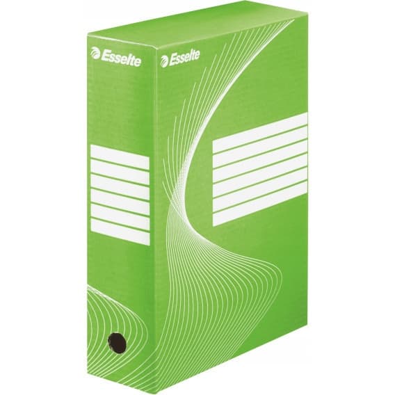 Pudło archiwizacyjne na dokumenty 100mm Standard zielone 128424 ESSELTE