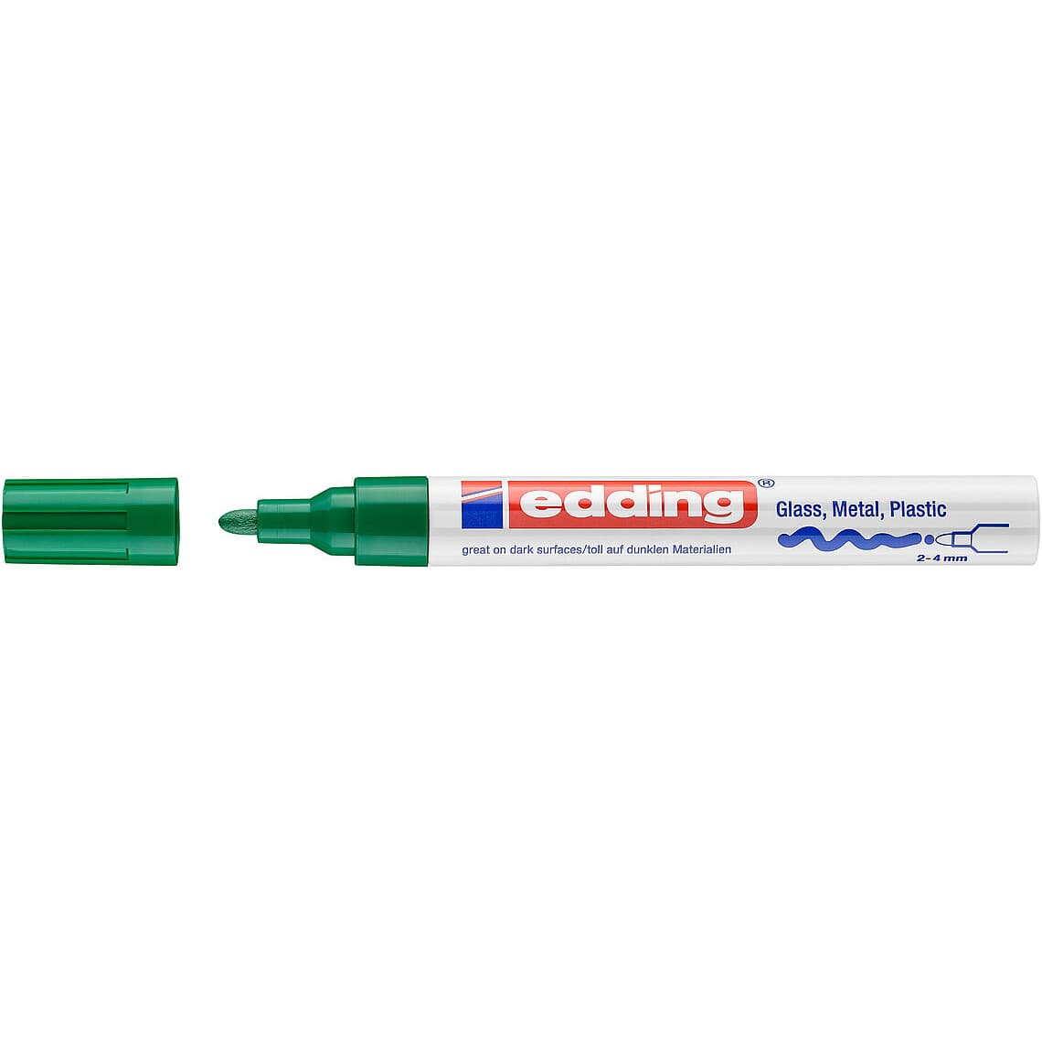 Marker lakierowy 2-4mm 750 zielony okrągła końcówka 750/004/ZI EDDING