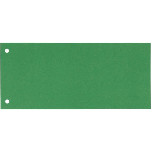 Przekładki kartonowe 1/3 A4 (100) zielone (separatory) 624447 ESSELTE