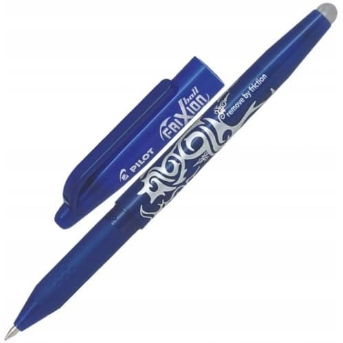 Pióro kulkowe FRIXION 0,7mm niebieskie zmazywalne do notatek PIBL-FR7-L PILOT