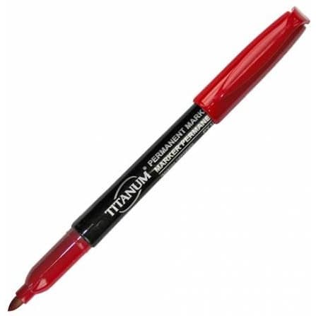 Marker permanentny okrągły czerwony PY1002-GY TITANUM