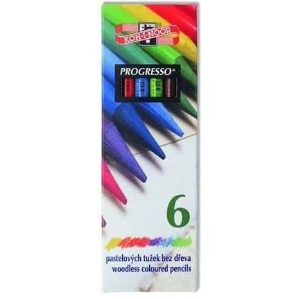 Kredki bezdrzewne PROGRESSO 6 kolorów 8755 KOH-I-NOOR