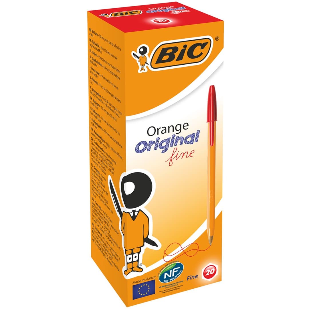 Długopis BIC ORANGE 0.8mm czerwony ( 20szt.) 8099241